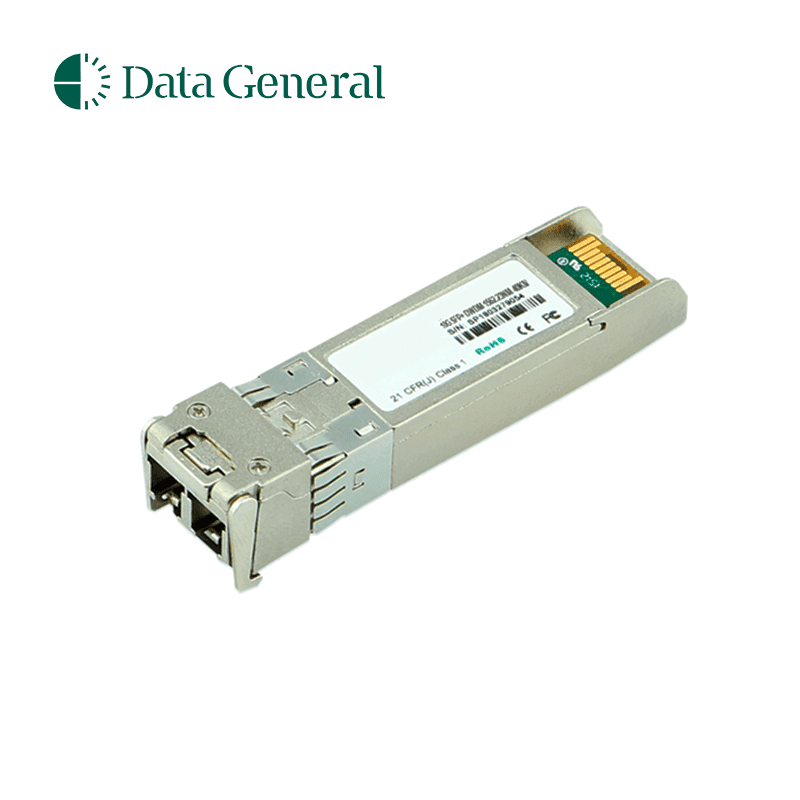 Data General - DG-10G-SR-MM850 - Transceiver SFP+ 850nm 10G 300m/OM3 LC Interface with DDM Commercial Temperature for Ruijie 