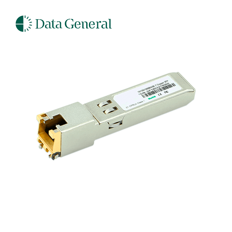 Data General - DG-1G-RJ45 - Transceiver Taiwan DM92112 program SFP Copper port 10/100/1000M 100m RJ45 Interface Commercial Temperature for Ruijie
