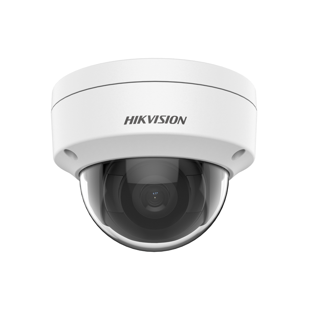 Hikvision DS-2CD2143G2-IU(2.8MM) - Mini-dome IP 4Mpx, IR 30 m, fixed optics, WDR 120dB, Acusense, built-in microphone, IP67, IK10, 12Vdc/PoE