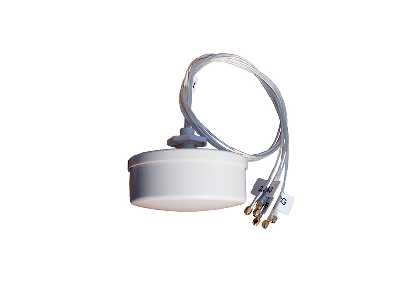 Lanbowan ANT2458Q3A-6 - Dual Band 2.4 &amp; 5GHz MIMO 6 RP-SMA Connectors Ceiling Mount Antenna