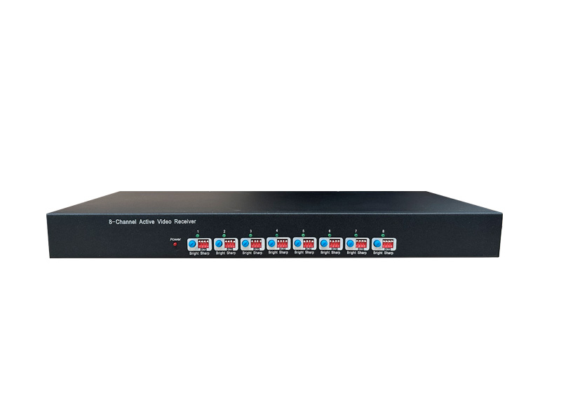 Conjunto 8 canales Video BALUN con 8 pcs KDM-6566DA max. 1200m