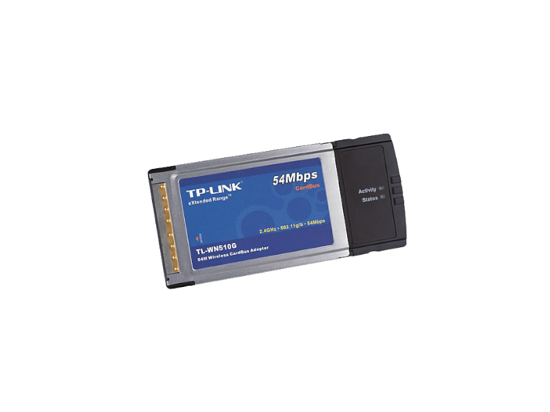 TP-Link WN510G PCMCIA 802.11GB Atheros WiFi Adapter, 2.4GHz.
