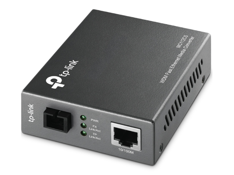 TP-Link MC112CS - Convertidor de medios WDM de 10/100 Mbps