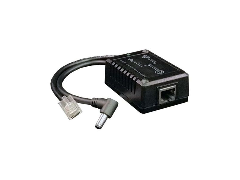 Tycon Power POE-MSPLT-4824 - POE splitter with 48v DC 802.3af/at PoE input and 24VDC 12W output, DC 2.1mm connector.
