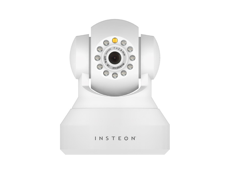 Insteon 75790WH - Cámara de Seguridad de Red IP de interior Panorámica Orientable Visión Nocturna, Panorámica e inclinación. Color blanco.