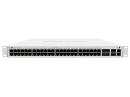 [MKT-CRS354-48P-4S+2Q+RM] Mikrotik CRS354-48P-4S+2Q+RM-  Cloud Router Switch rack 48 puertos Gigabit PoE+ 750w 4 slots SFP+ 10G 2 slots QSFP+ 40G RouterOS L5