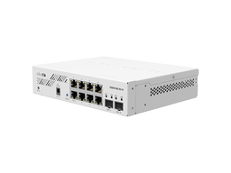 [MKT-CSS610-8G-2S+IN] Mikrotik CSS610-8G-2S+IN - Indoor Cloud Smart Switch 8 gigabit ports 2 SFP+ 10G SwOS slots