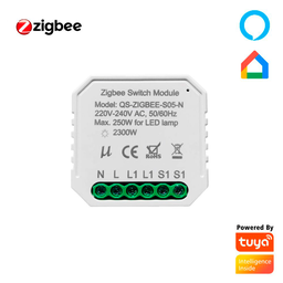 [M0L0-QS-Zigbee-S05-LN] M0L0 powered by Tuya QS-Zigbee-S05-LN - Micro módulo interruptor 1 línea - Zigbee 