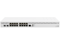 [MKT-CCR2004-16G-2S+] Mikrotik CCR2004-16G-2S+ - Cloud Core Router 1 núcleo alto rendimiento RouterOS L6 con 16 puertos Gigabit, 2 slots SFP+ 10G