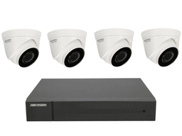[HKV-HWK-N4142TH-MH] Hikvision HWK-N4142TH-MH - Kit de Videovigilancia IP con 4 cámaras Turret de 2MP  y NVR de 4 canales