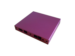 [CMP-ALX-IN2RU] PC-Engines IN2RU - Caja aluminio interior para ALIX APU 2 LAN USB Roja