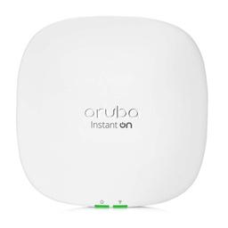[ARU-IO-AP25] Aruba Instant On AP25 - Ultra Fast 802.11ax WiFi 6 Access Point, 4x4:4 AX5400 Bundle with Power Supply R9B33A