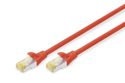 [DGT-DK-1644-A-0025/R] Cable de conexión Digitus CAT 6A S-FTP, Cu, LSZH AWG 26/7, longitud 0,25 m, color rojo