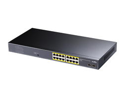 [CUDY-GS1020PS2] CUDY GS1020PS2 - 16-Port Gigabit PoE+ Switch with 2 Gigabit SFP ports 200W