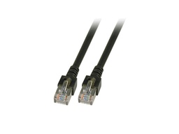 [DGT-DK-1531-010/BL] Digitus UTP-5eBK-100 - UTP Ethernet Cable CAT 5e Black 100 cm