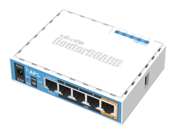 [MKT-RB952Ui-5ac2nD] Mikrotik RB952Ui-5ac2nD - Router desktop hAP ac lite 5 port fast ethernet, WiFi 2.4/5 GHz. 802.11AC 2x2 1200 Mbps and 1 USB port RouterOS L4