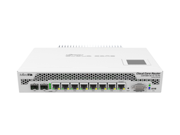 [MKT-CCR1009-7G-1C-1S+PC] Mikrotik CCR1009-7G-1C-1S+PC - Cloud Core Router 9-core RouterOS L6 with 7 Gigabit ports, 1 SFP combo slot and 1 SFP+ 10G slot Passive Cooling