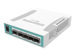 [MKT-CRS106-1C-5S] Mikrotik Cloud Cloud Router Switch 106-1C-5S - Cloud Router Switch gigabit interior 5 slots SFP y 1 slot combo RouterOS L5 