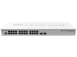 [MKT-CRS326-24G-2S+RM] Mikrotik CRS326-24G-2S+RM Cloud Router Rack Switch 24 ports Gigabit ethernet 2 slots SFP+ 10G RouterOS L5