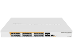 [MKT-CRS328-24P-4S+RM] Mikrotik CRS328-24P-4S+RM - Cloud Router Switch rack 24 RJ45 gigabit PoE+ 500w, 4 SFP+ 10 GB, RouterOS L5