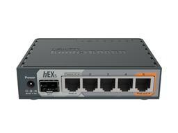 [MKT-RB760iGS] Mikrotik RB760iGS - Router hEX S interior 5 puertos Gb. Ethernet y 1 slot SFP doble núcleo RouterOS L4