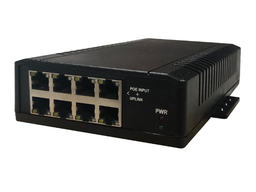 [TCP-SW8-NC] Tycon Power TP-SW8-NC - Switch PoE 10/100 BASET de 12-56V y 8 puertos de alta potencia (2A/puerto). Tensión PoE = Tensión de entrada. No compatible con IEEE 802.3af