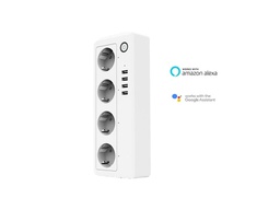 [M0L0-ST03WE] M0L0 powered by Tuya ST03WE - Smart power strip with 4 sockets and 4 USB - WiFi