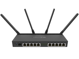 [MKT-RB4011iGS+5HacQ2HnD-IN] Mikrotik RB4011iGS+5HacQ2HnD-IN - Router sobremesa 10 RJ45 gigabit, 1 SFP+ 10 GB WiFi 802.11AC dual RouterOS L5
